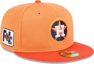 New Era Men's New Era Orange Houston Astros 2025 Spring Training 59FIFTY Fitted Hat