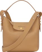 Longchamp Le Cadence S Leather Bucket Bag