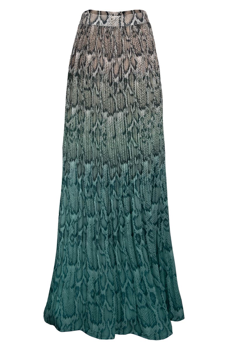 AFRM Rocco Plissé Pleat High Waist Maxi Skirt, Main, color,