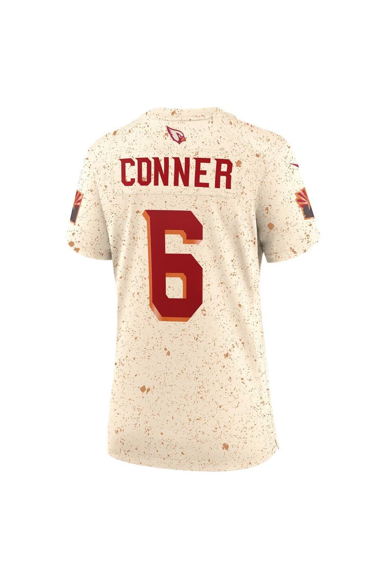 Women's Nike James Conner Natural Arizona Cardinals 2025 Rivalries Collection Game Jersey, Alternate, color, Natural