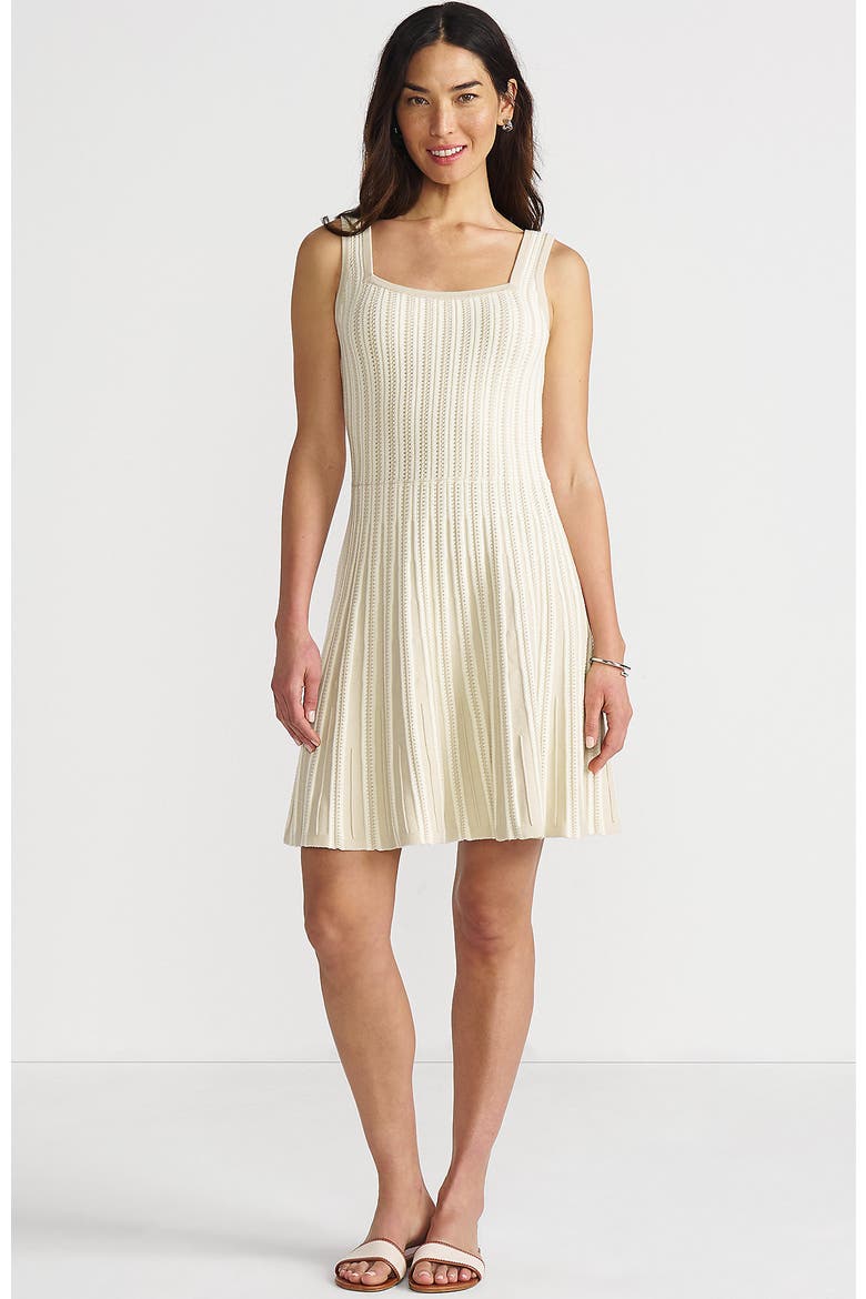 Square Neck Above Knee Sweater Dress, Main, color, Oatmeal Heather