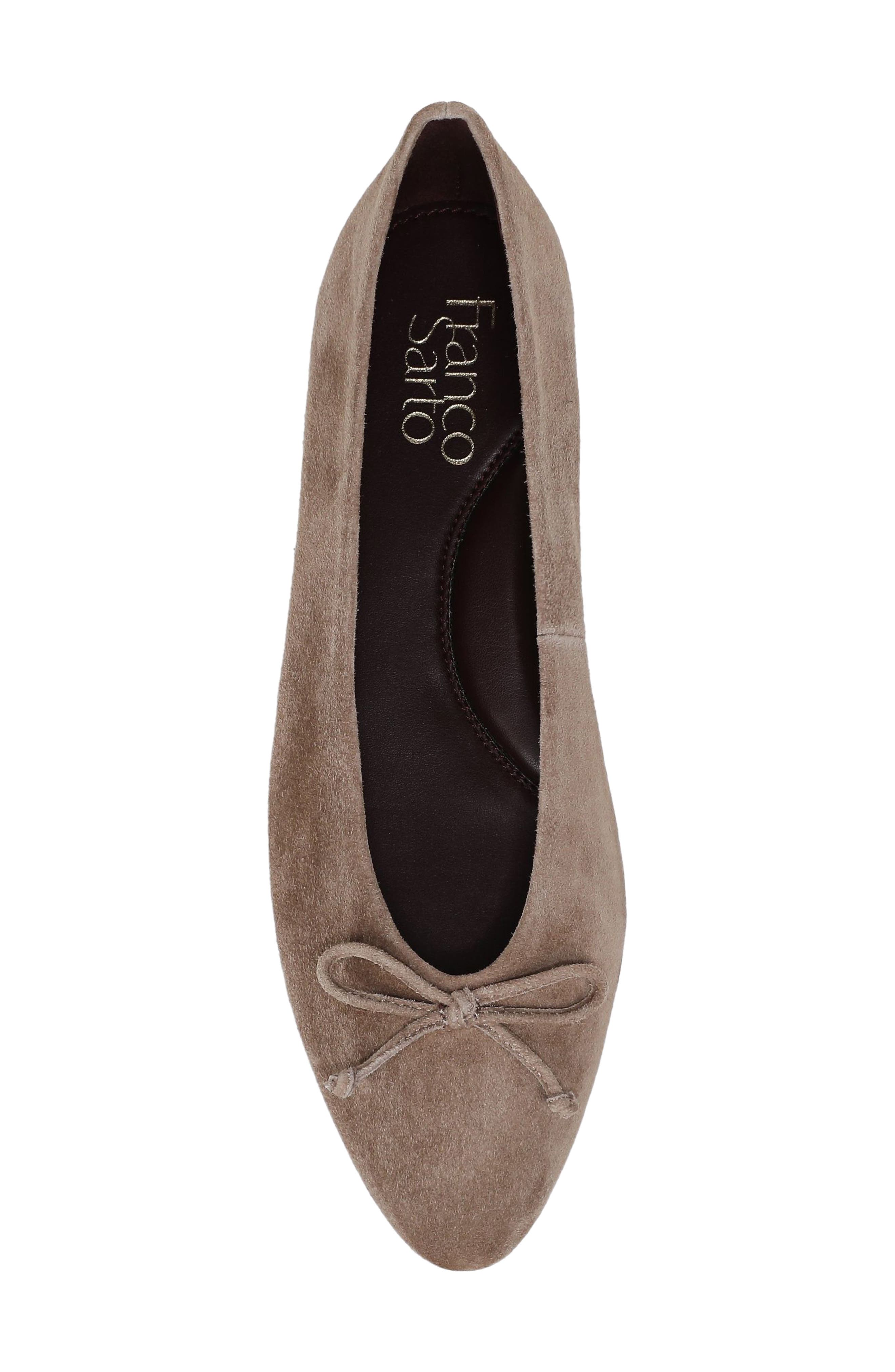 Rosalee Ballet Flat, Alternate, color, BEIGE LEATHER