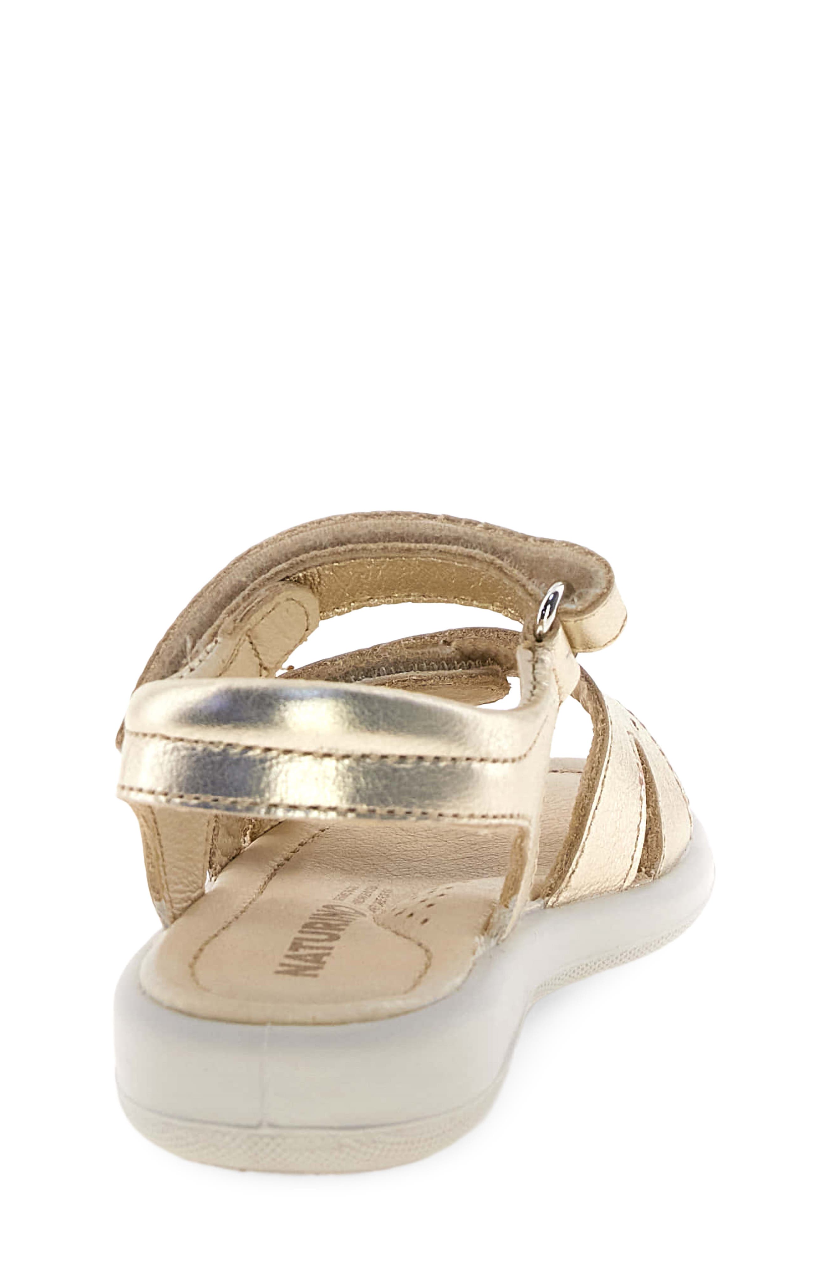 Naturino Kids' Saphia Sandal, Alternate, color, Gold
