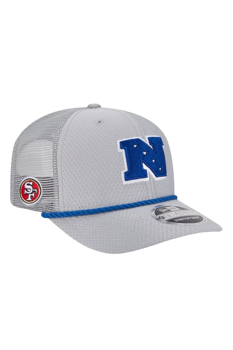 Men's New Era  Gray San Francisco 49ers 2025 Pro Bowl 9SEVENTY Stretch-Snap Hat, Main, color, Gray
