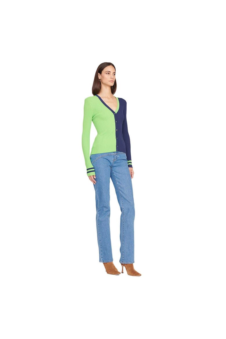 Women's STAUD Neon Green/Navy Seattle Seahawks Cargo Sweater, Alternate, color, Neon Green
