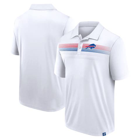 Men's Fanatics Branded White Buffalo Bills Victory For Us Interlock Polo