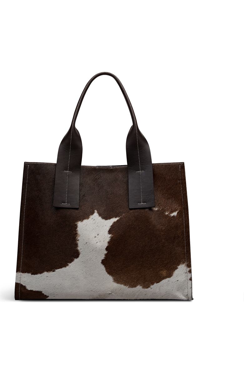 Radley The Strand - Cow Hide Large Open Top Shoulder Bag, Main, color, Black