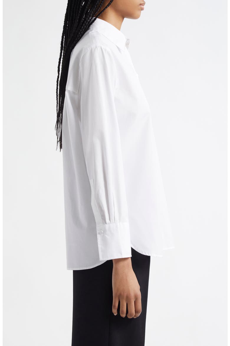 Relaxed Fit Button-Up Shirt, Alternate, color, OPTIC WHITE