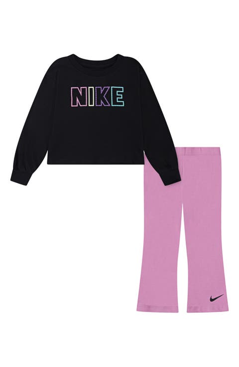 Crewneck T-Shirt & Leggings Set (Toddler)