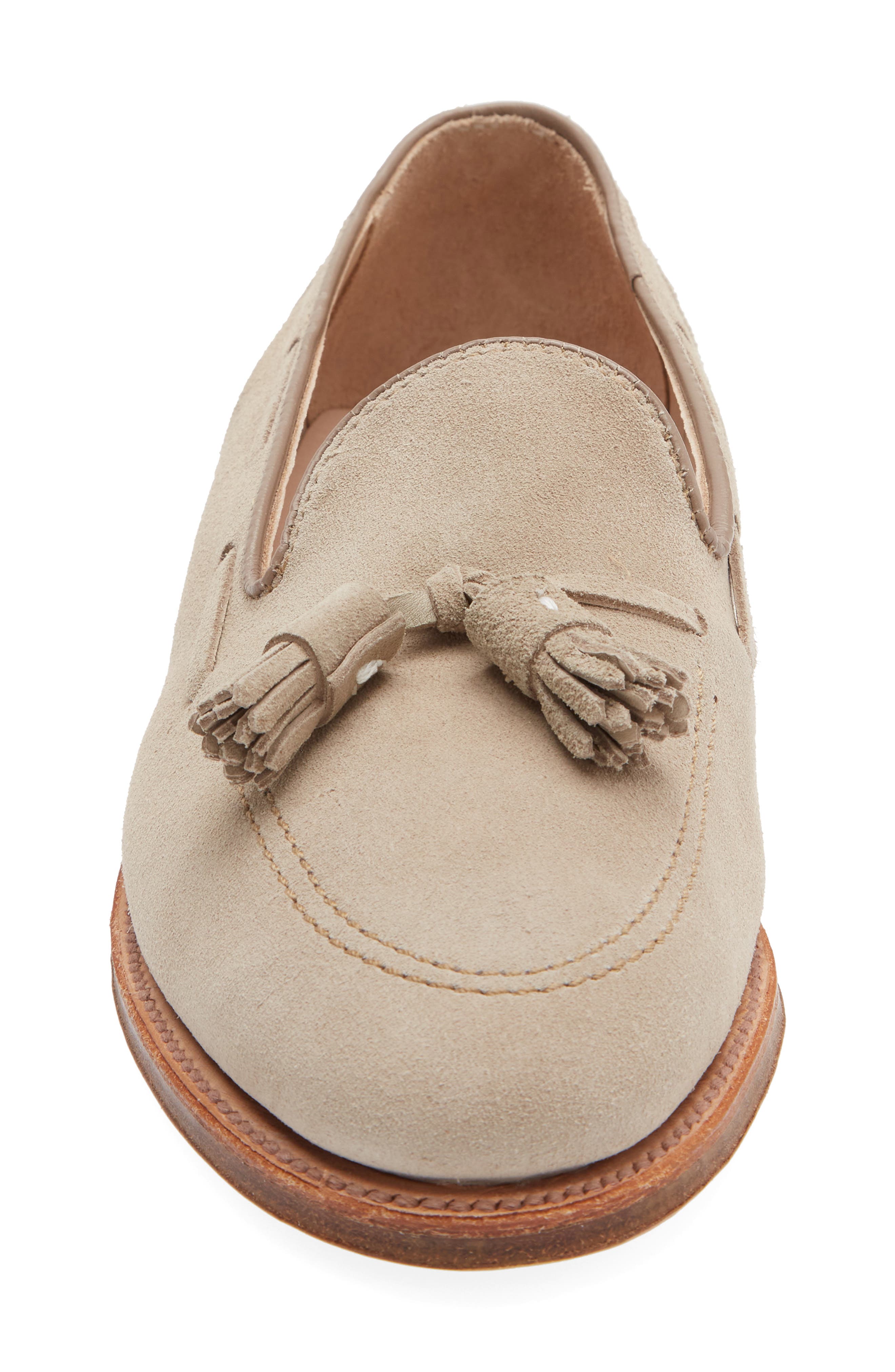 Alden Tassel Loafer, Alternate, color, Milkshake