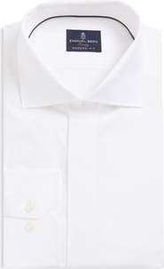 Emanuel Berg Modern Fit Cotton Poplin Dress Shirt