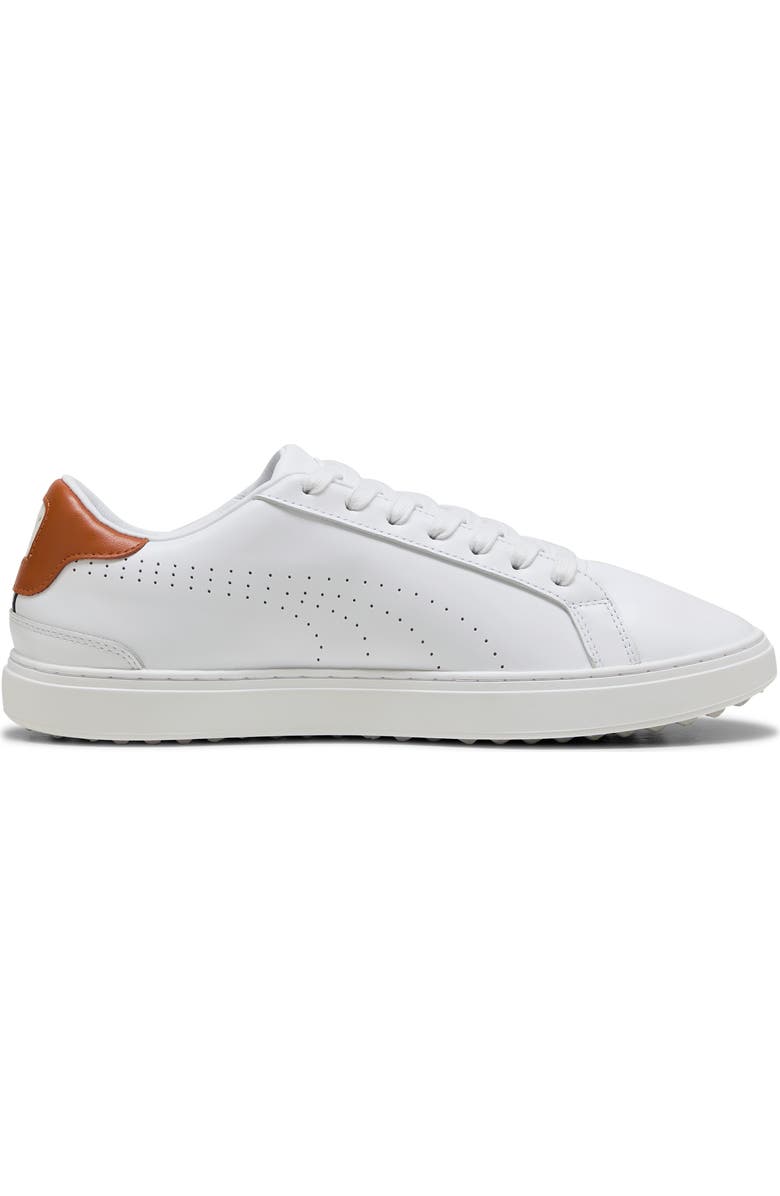 PUMA GOLF Classic G Golf Shoes, Alternate, color, Puma White-Ash Gray