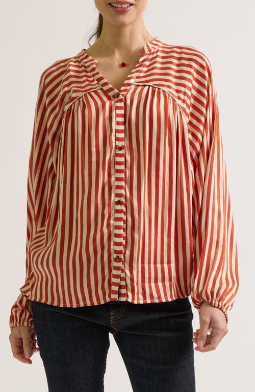 Cache Couer Madeleine Maternity & Nursing Blouse In Multi