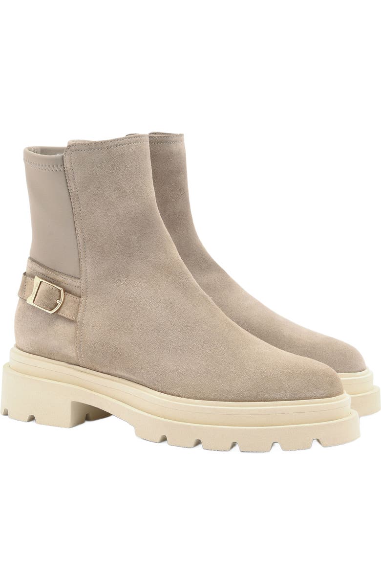 Santoni Women's suede ankle boot, Alternate, color,