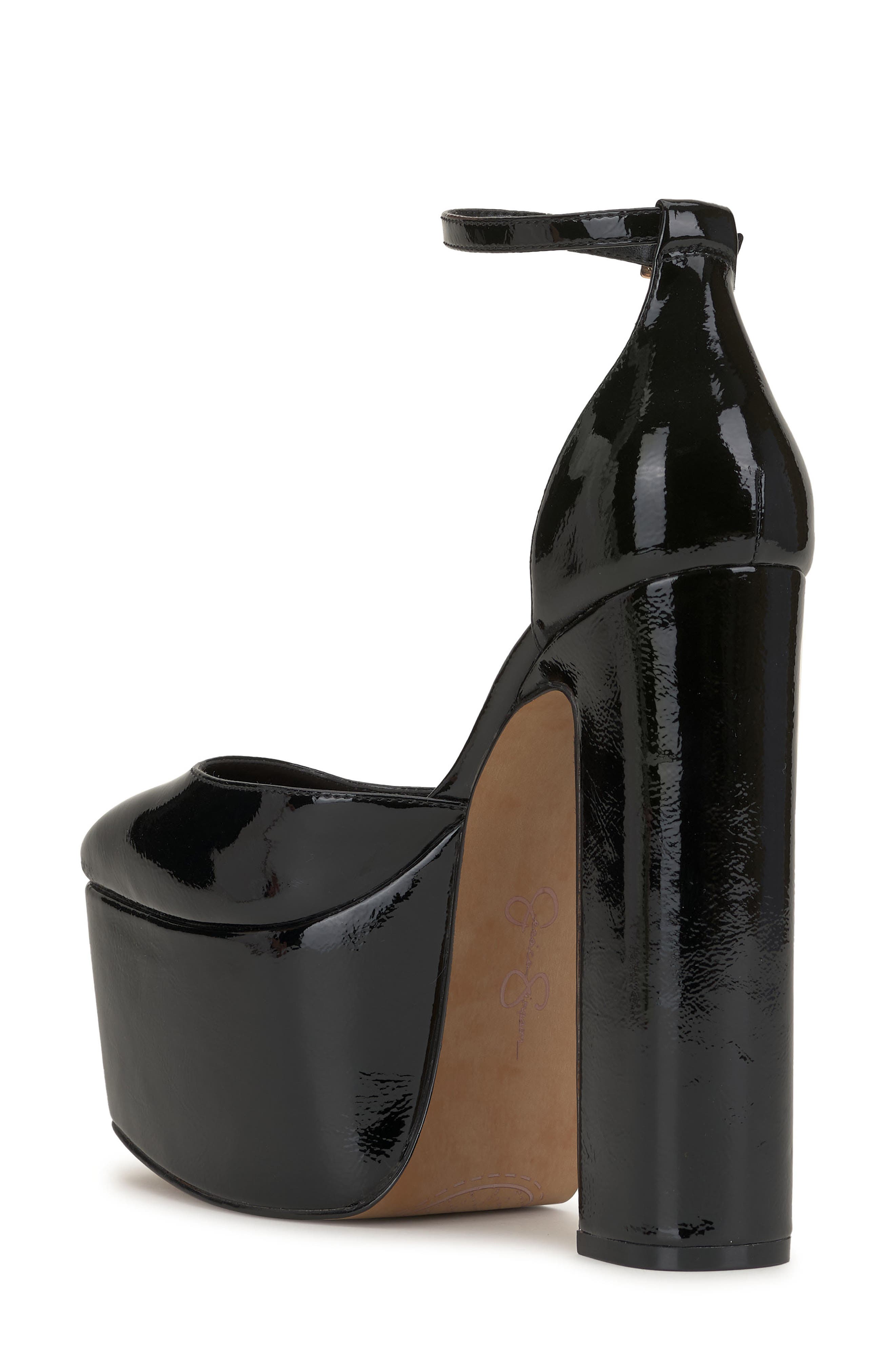 Jessica Simpson Pinkston Ankle Strap Platform Pump, Alternate, color, 