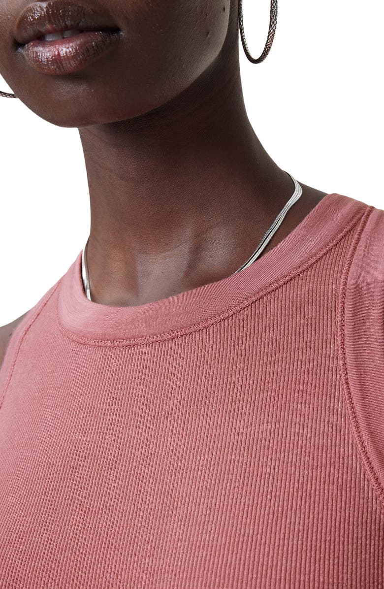 AllSaints Rina Tank Top, Alternate, color, Ash Rose Pink
