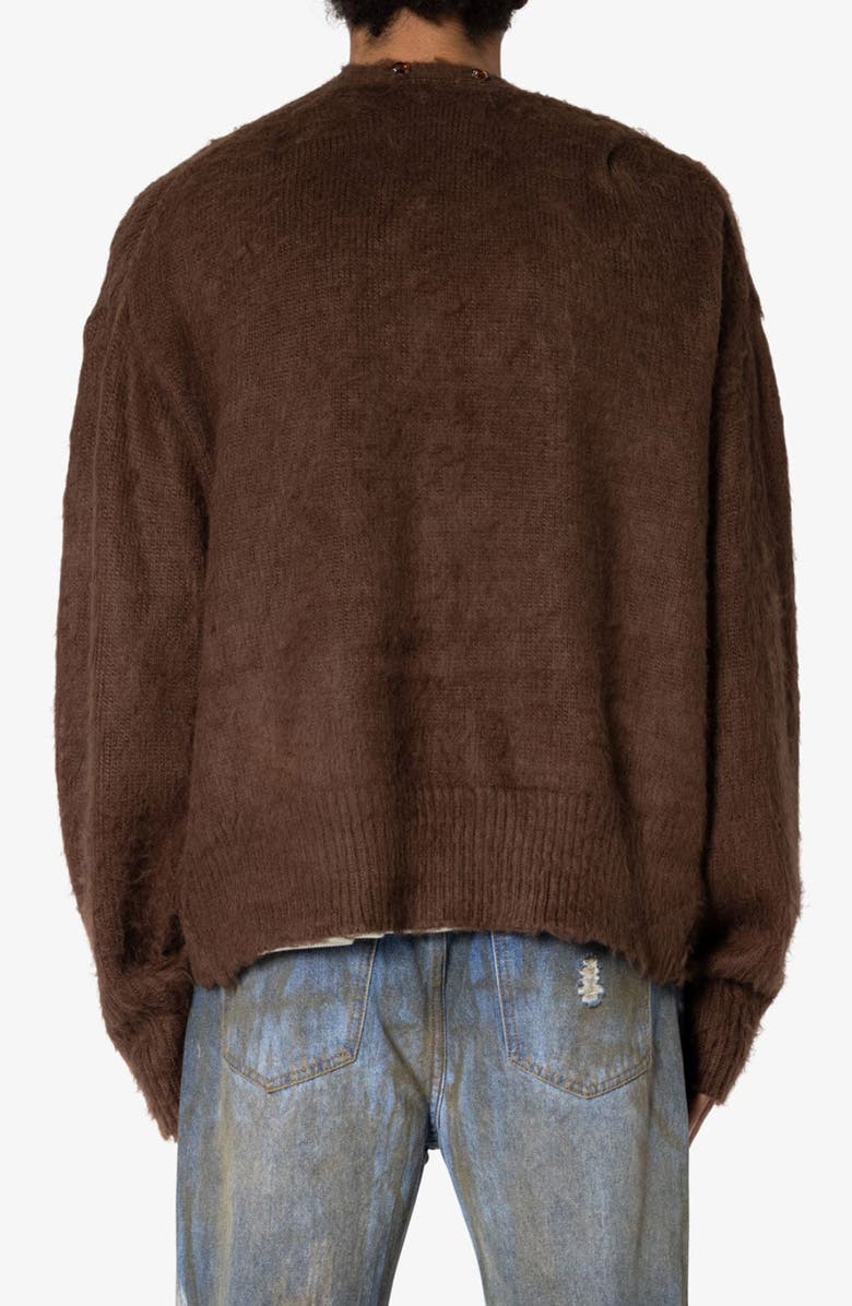 mnml Faux Gem Accent Cardigan, Alternate, color, 