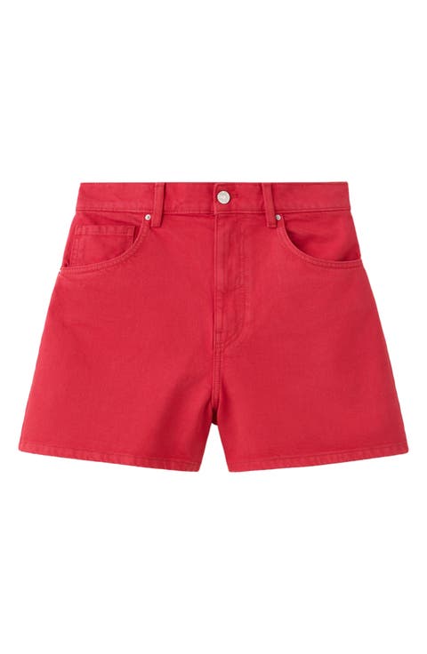 High Waist Denim Shorts