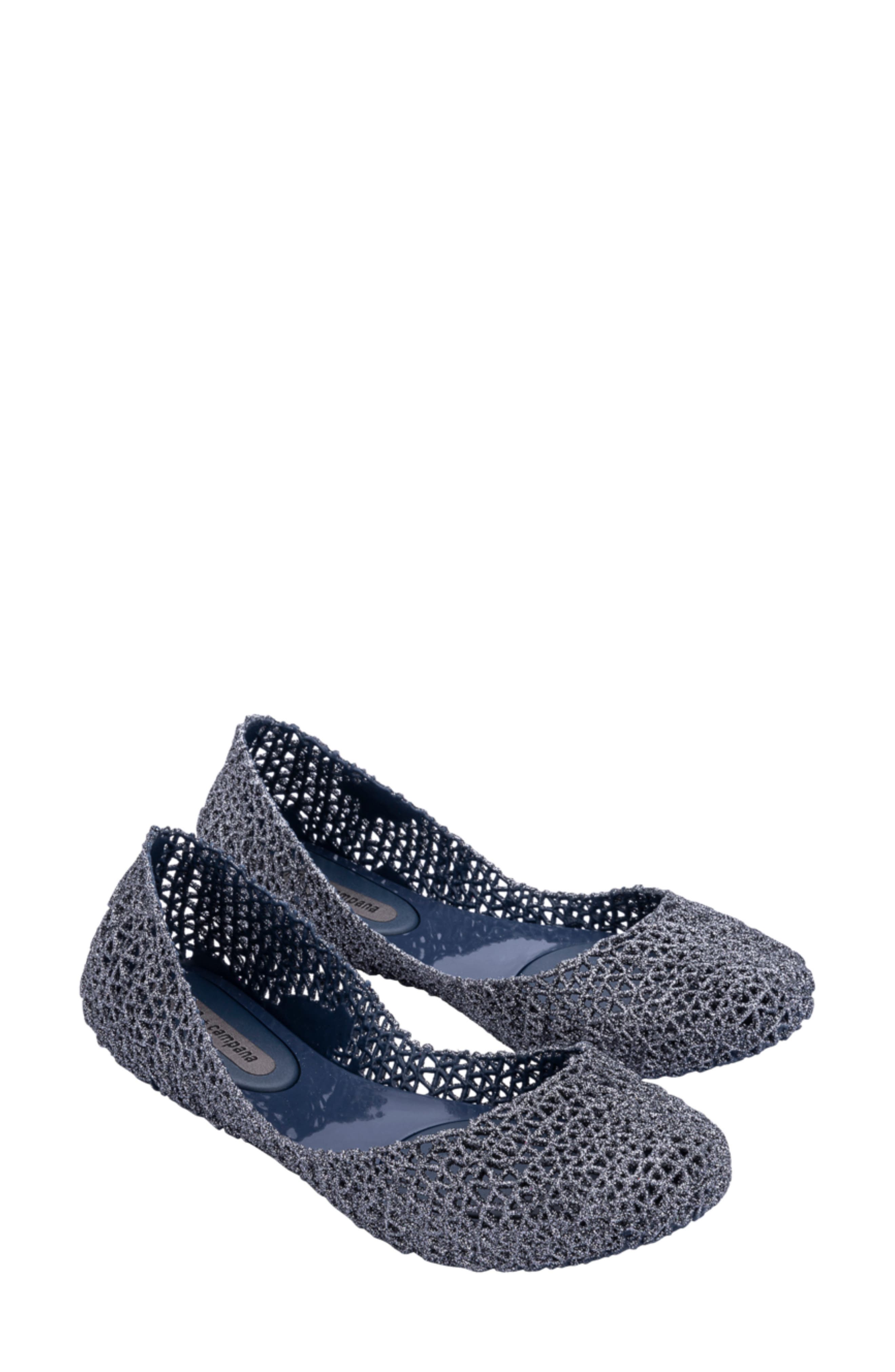 Campana Papel VII Jelly Flat, Main, color, BLUE/ GLITTER