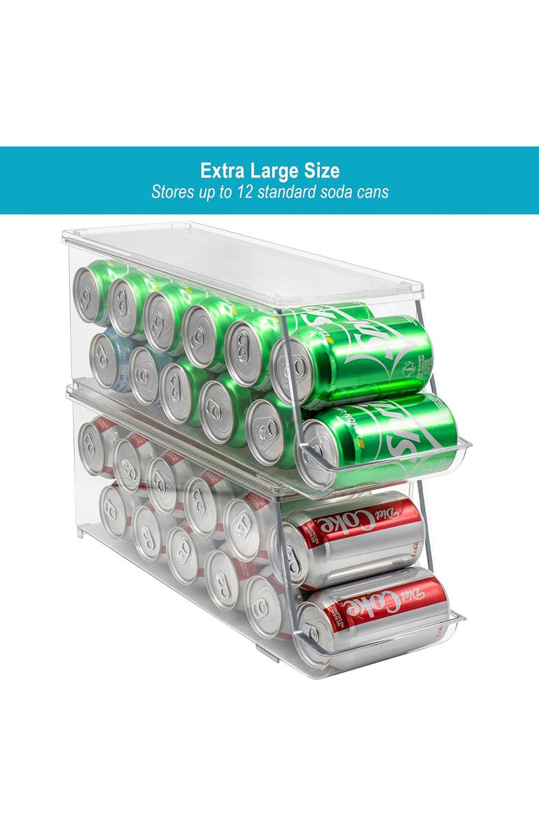 SORBUS 4-Pack Can Organizer, Alternate, color,