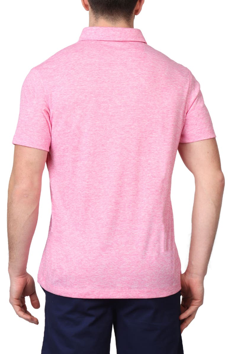 TailorByrd Featherweight Supersoft Mélange Polo, Alternate, color, Pink