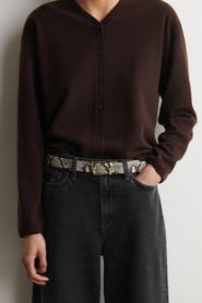 COS Reversible Leather Belt