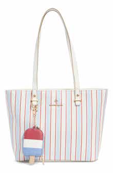 Nanette Lepore Faux Leather Tote with Removable Pouch