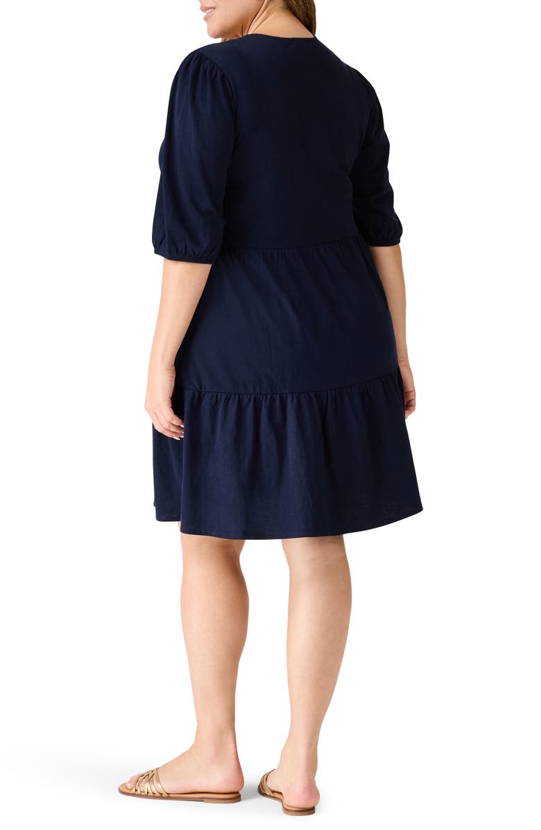 NZT by NIC+ZOE V-Neck Tiered Dress, Alternate, color,