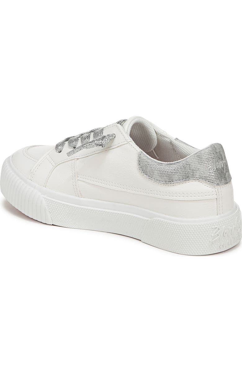 Blowfish Malibu Kids' Cambria Sneaker, Alternate, color, White/ Silver