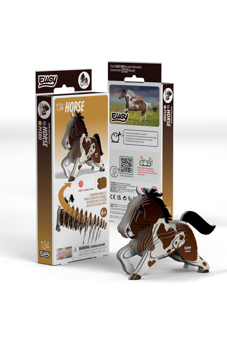 Horse 3D Puzzle - contains 32 puzzle pieces, Main, color, None