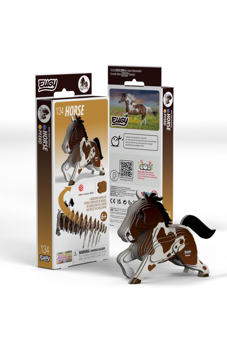 Eugy Puzzles Horse 3D Puzzle - contains 32 puzzle pieces, Main, color, NO COLOR