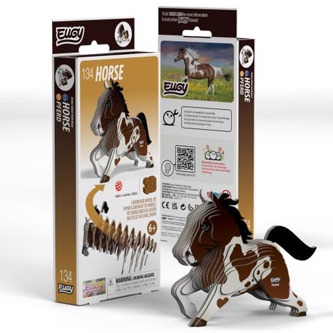 Horse 3D Puzzle - contains 32 puzzle pieces