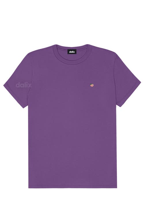 Dalix Womens Lil Peach Jersey Tee In Purple