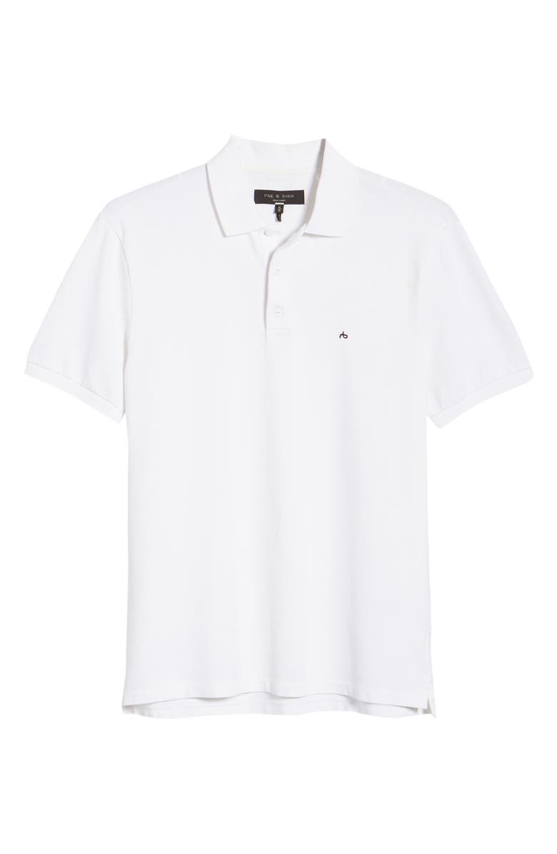 rag & bone Hyper Laundered Slim Fit Piqué Polo, Alternate, color, 