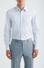 BOSS Hank Kent Slim Fit Stretch Cotton Dress Shirt