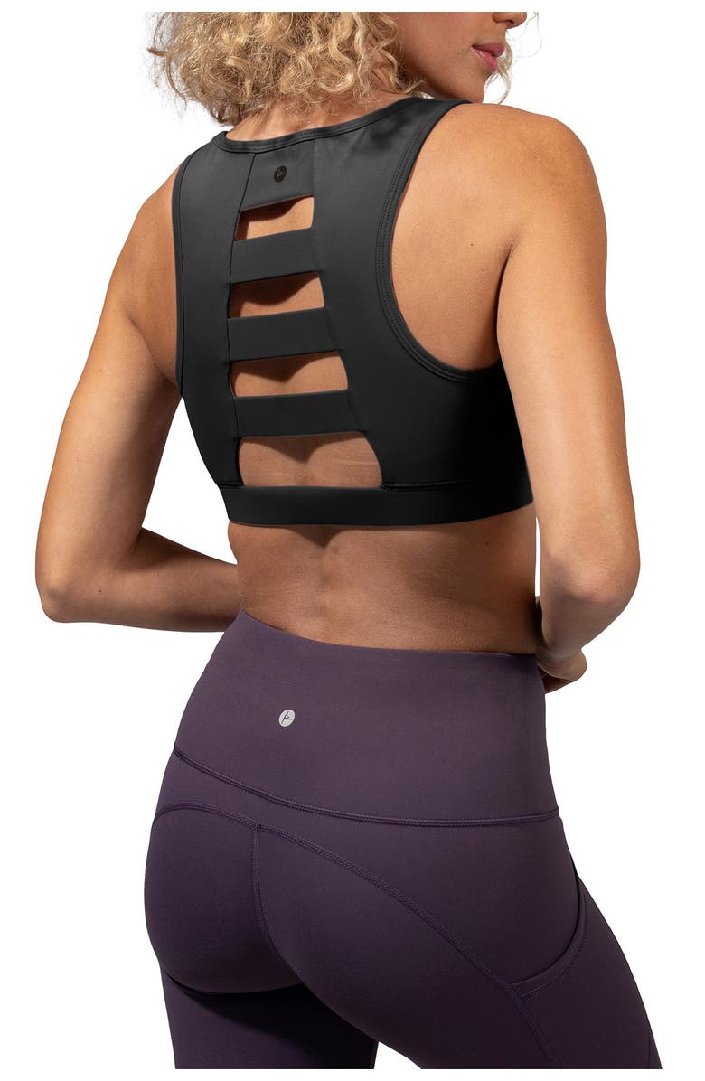 90 DEGREE BY REFLEX High Impact Ladder Back Sports Bra, Alternate, color,