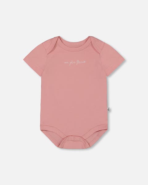 Deux Par Deux Cotton Top and Pants Set - Light Blue fog Pine