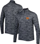 ANTIGUA Men's Antigua Black Washington Commanders Brigade Quarter-Zip Sweatshirt