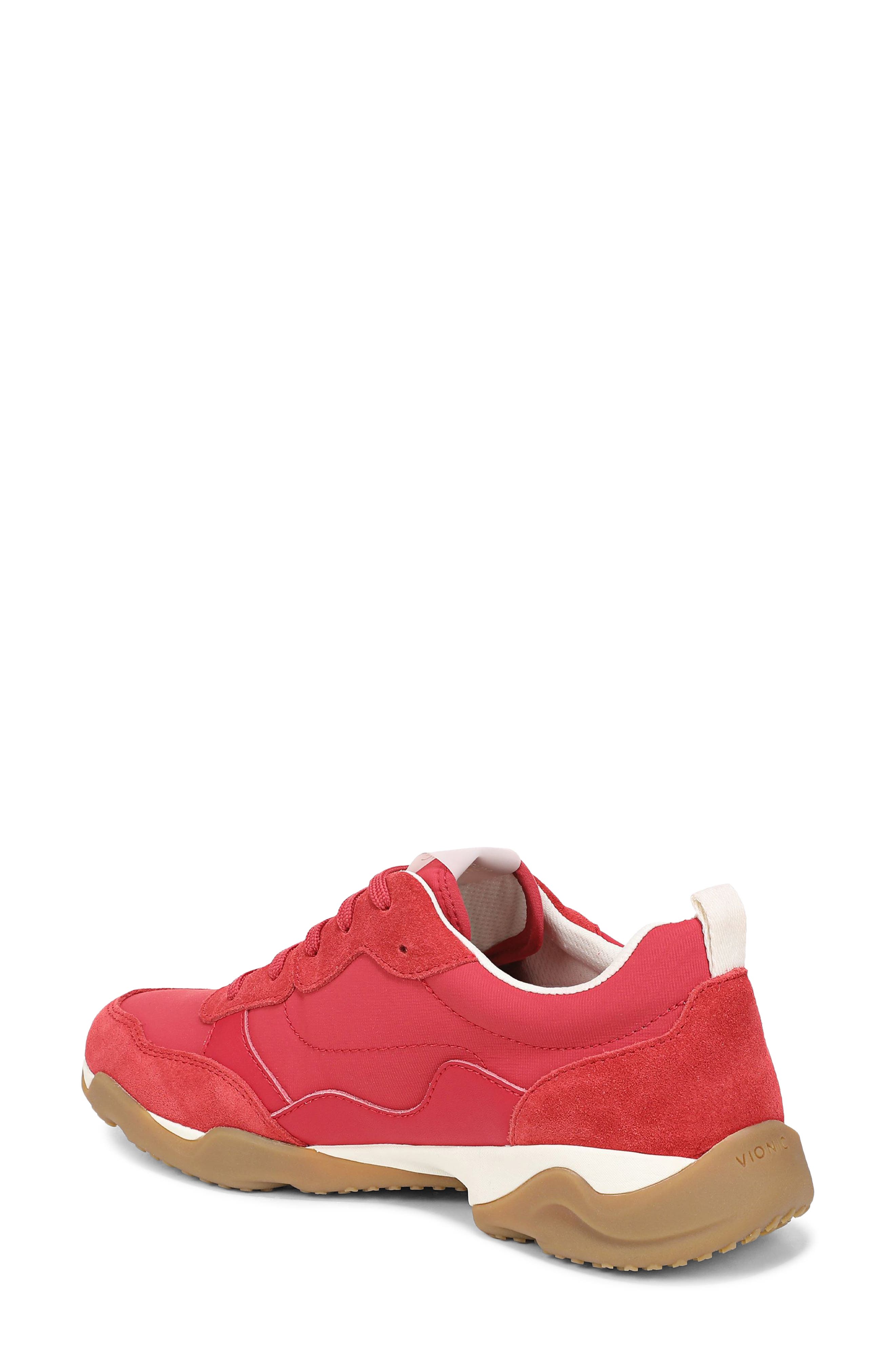 Vionic Slim Glide Sneaker, Alternate, color, Varsity Red