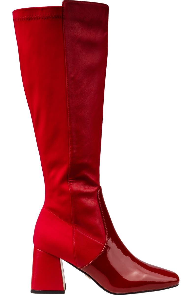 NINETY UNION Lexington Knee High Boot, Alternate, color, Red