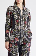 FARM Rio Roccoco Floral Button-Up Shirt