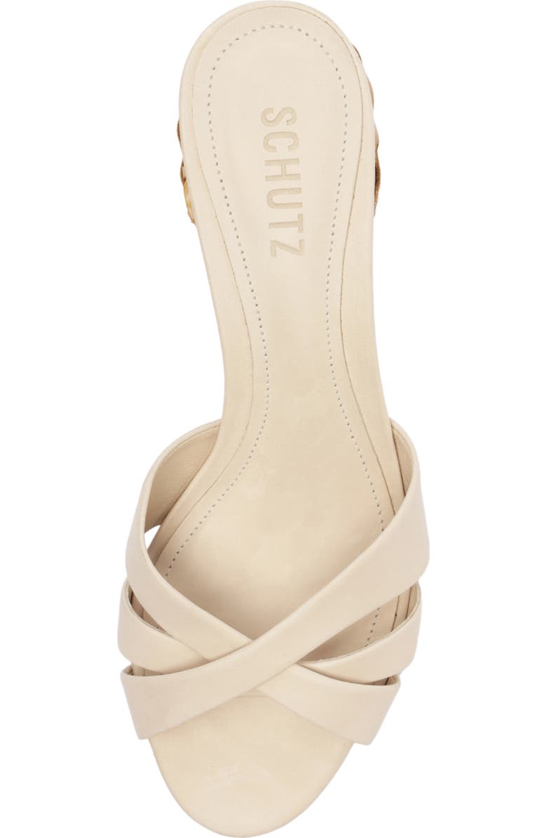Schutz Keefa Slide Sandal, Alternate, color, Off White