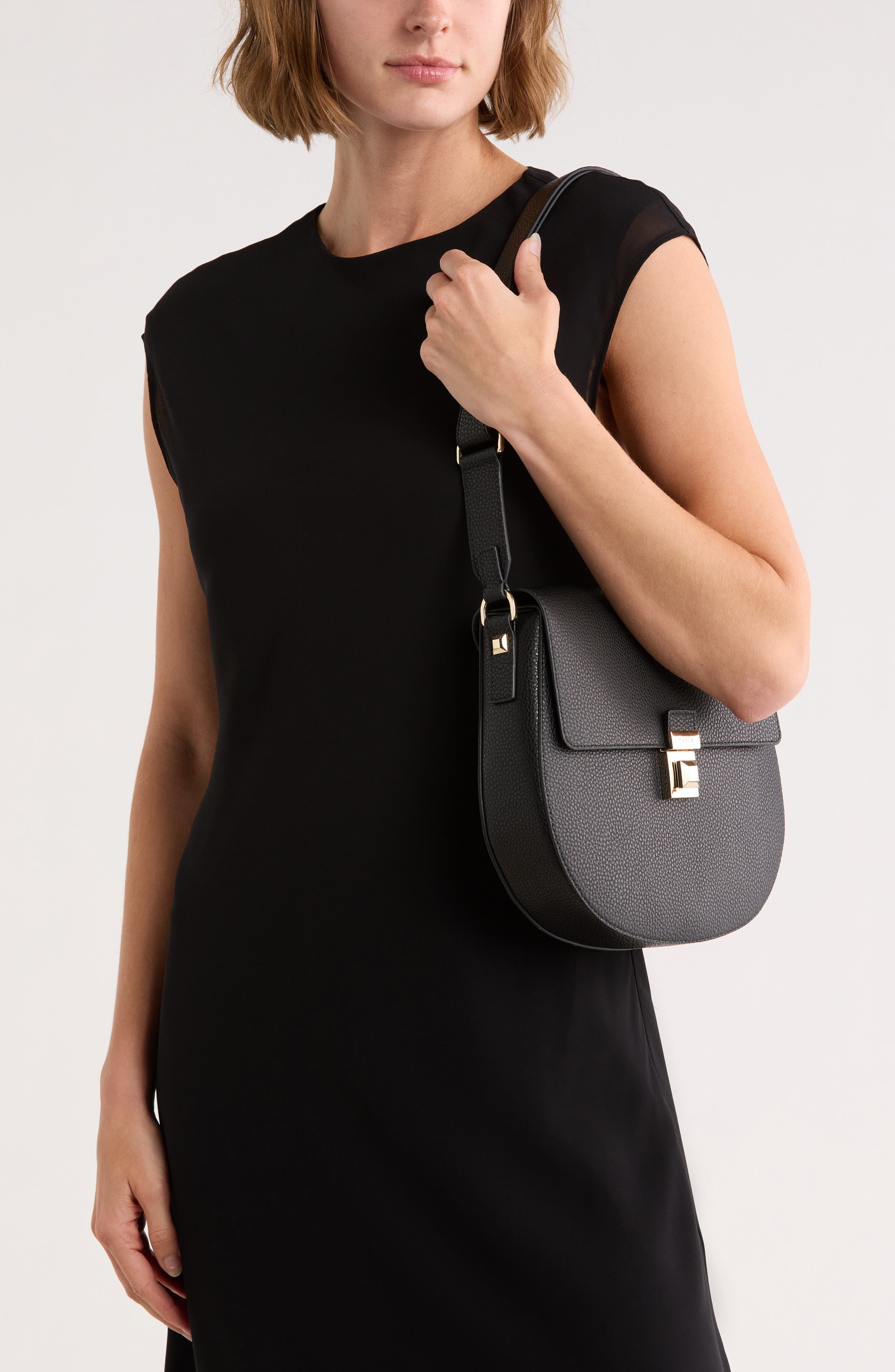 Glenn Small Leather Crossbody Bag, Alternate, color, NERO
