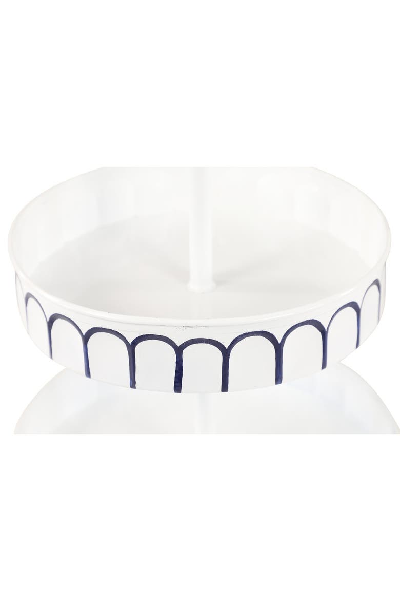 White Metal Farmhouse Tiered Server, Alternate, color, WHITE