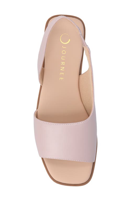 Journee Collection Brinsley Slingback Sandal In Lilac