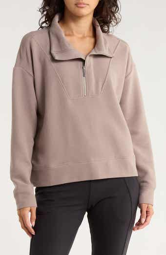 APANA Forever Ottoman Quarter Zip Sweatshirt