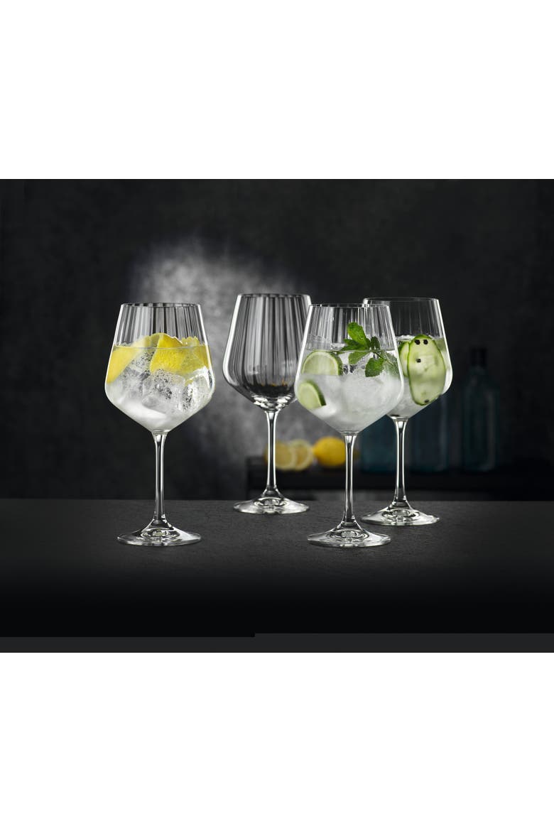 Set of 4 Gin & Tonic Glasses, 21.6oz, Alternate, color, Clear