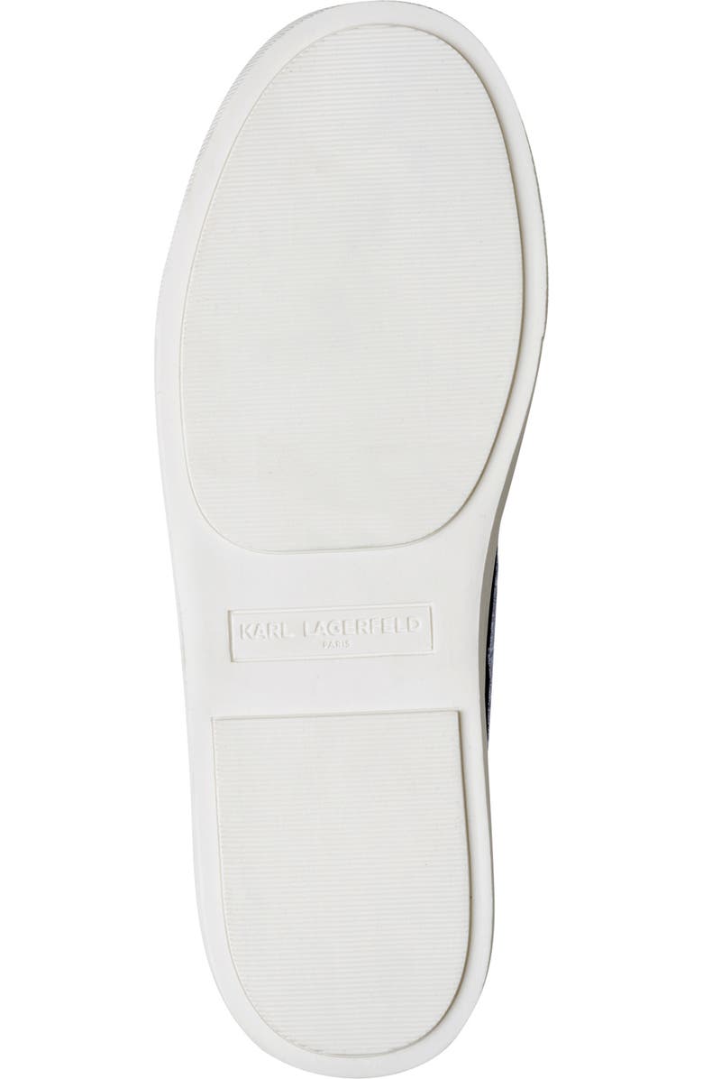 KARL LAGERFELD PARIS Cate Ikonic Sneaker, Alternate, color, Dark Navy/ Black