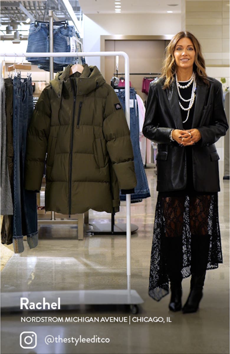 Chelia 3Q Water Repellent & Wind Resistant 800 Fill Power Down Puffer Jacket, sales video thumbnail