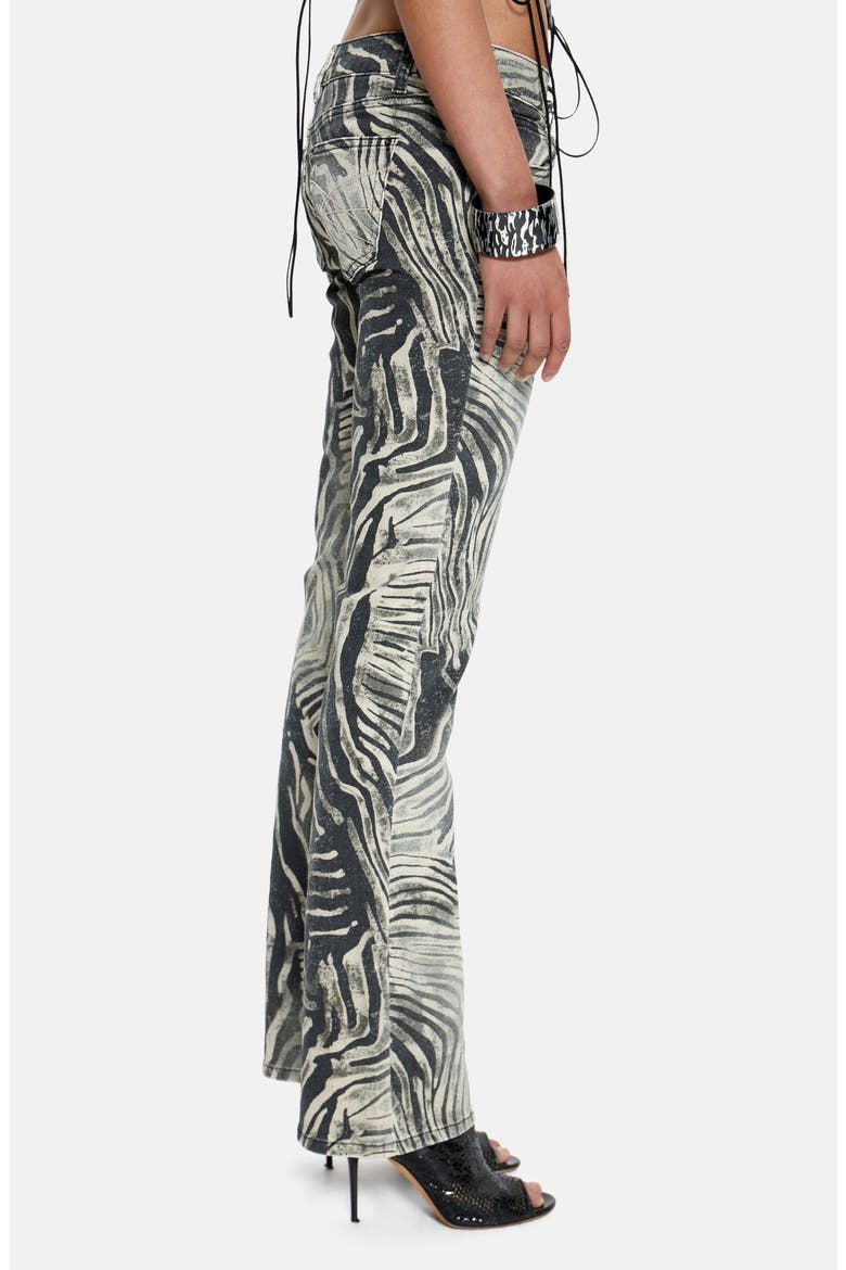 Leona Cooper Bootcut Jeans, Alternate, color, ZEBRA